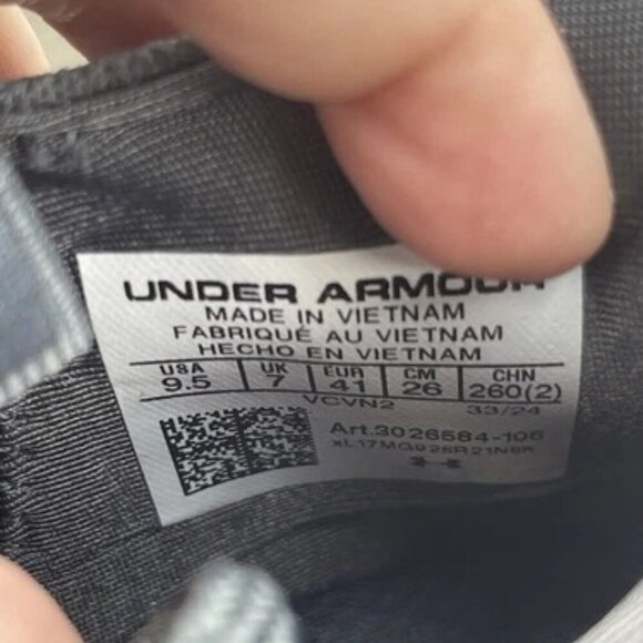 NEW UNDER ARMOUR Women's Size 9.5 Running Shoes Grey Orange Phantom 3 SE HOVR - Picture 10 of 10